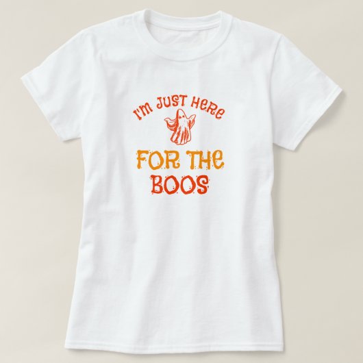ハロウィーンの幽霊Tシャツ Tシャツ (デザイン正面)