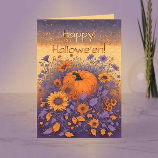 ハロウィーンの庭で シーズンカード