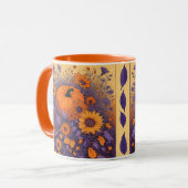 ハロウィーンの庭で マグカップ (正面左)