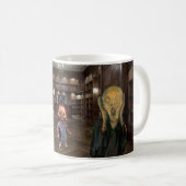 ハロウィーンの怖いおばけ コーヒーマグカップ (正面右)