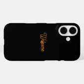 ハロウィーンの怖いげふとおかしいiPhoneケース16 Case-Mate iPhoneケース (裏面 (横))
