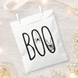 ハロウィーンの怖いクモ BOO フェイバーバッグ