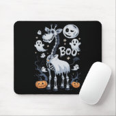 ハロウィーンの怖いスケルトンキリン幽霊 マウスパッド (マウス)