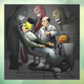 ハロウィーンの怖い歯医者さん ウィンドウサイン (シート3)