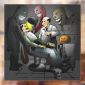 ハロウィーンの怖い歯医者さん ウィンドウサイン (シート2)