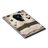 ハロウィーンの思い出をヴィンテージカラスで捉える ノートブック (右側)