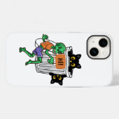 ハロウィーンの怯えるネコ Case-Mate iPhoneケース (裏面 (横))