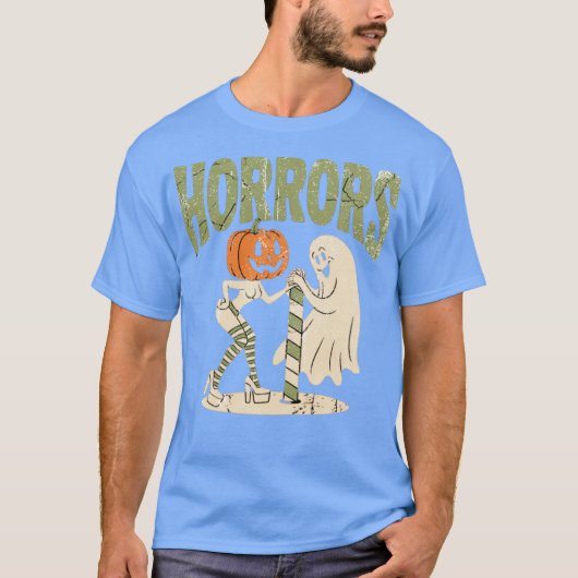 ハロウィーンの恐怖 (2) Tシャツ (正面)