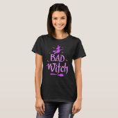 ハロウィーンの悪い魔女 Tシャツ (正面フル)