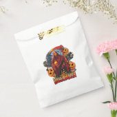 ハロウィーンの悪のスケルトン、カボチャ フェイバーバッグ (封をした状態)