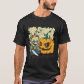 ハロウィーンの悪 Tシャツ (正面)