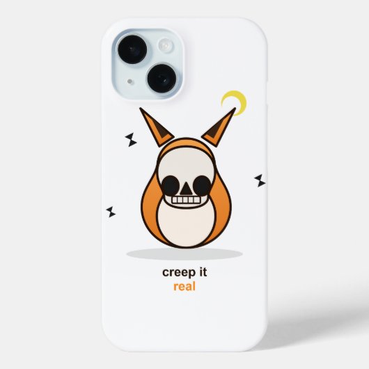 ハロウィーンの愉快な狐 Case-Mate iPhoneケース (裏面)