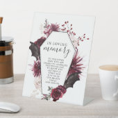 ハロウィーンの愛するメモリーサイン 台座サイン (インサイチュ)