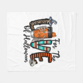 ハロウィーンの愛のために フリースブランケット (正面(横))