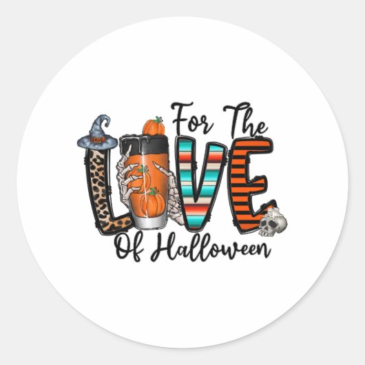 ハロウィーンの愛のために ラウンドシール (正面)