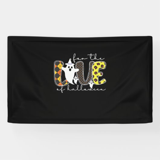 ハロウィーンの愛のためのハロウィーン誕生日 横断幕 (横)