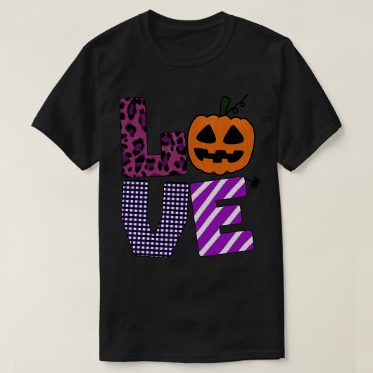 ハロウィーンの愛 Tシャツ (デザイン正面)