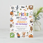 ハロウィーンの招待状を扱うトリックはない。 招待状 (スタンド正面)