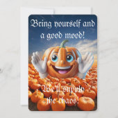 ハロウィーンの招待状 シーズンカード (正面)