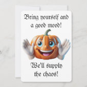 ハロウィーンの招待状 シーズンカード (正面)