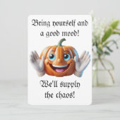 ハロウィーンの招待状 シーズンカード (スタンド正面)