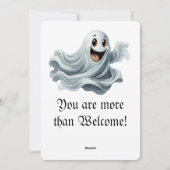 ハロウィーンの招待状 シーズンカード (裏面)