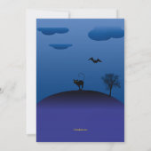 ハロウィーンの招待状 招待状 (裏面)