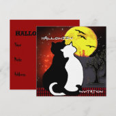 ハロウィーンの招待状 招待状 (正面/裏面)
