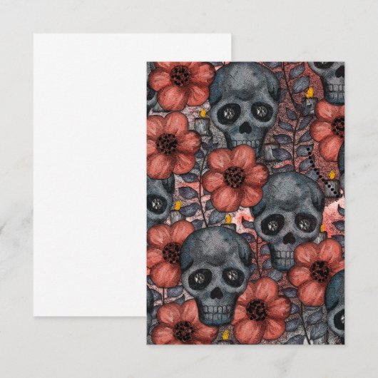 ハロウィーンの招待 (正面/裏面)