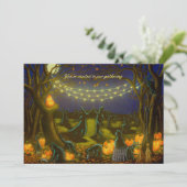 ハロウィーンの招待/パーティー/結婚式招待状 招待状 (スタンド正面)