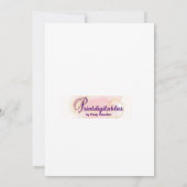 ハロウィーンの招待 招待状 (裏面)