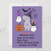 ハロウィーンの招待 招待状 (正面)
