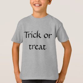 ハロウィーンの挨拶をトリックまたは扱う Tシャツ