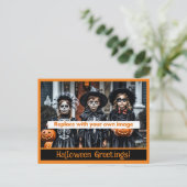 ハロウィーンの挨拶フォトポストカード シーズンポストカード (スタンド正面)