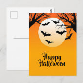 ハロウィーンの挨拶ポストカード ポストカード (正面/裏面)