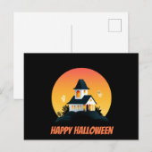 ハロウィーンの挨拶ポストカード ポストカード (正面/裏面)