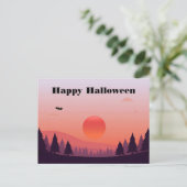 ハロウィーンの挨拶ポストカード ポストカード (スタンド正面)