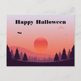 ハロウィーンの挨拶ポストカード ポストカード