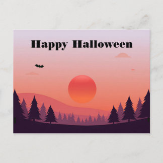 ハロウィーンの挨拶ポストカード ポストカード