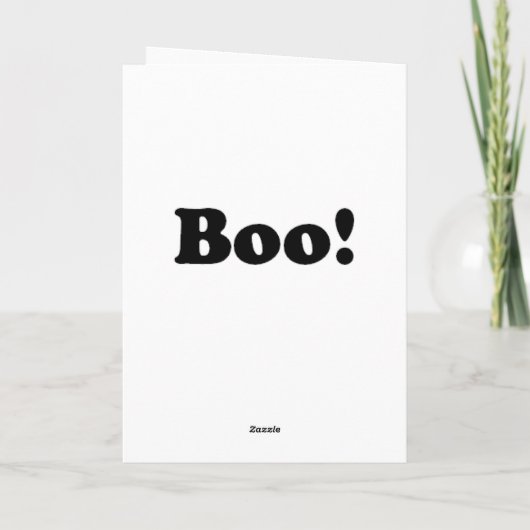 ハロウィーンの挨拶!カボチャのカードを使ったかわいい子たち カード (裏面)