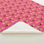 ハロウィーンの挨拶 シェルパブランケット (3/4)