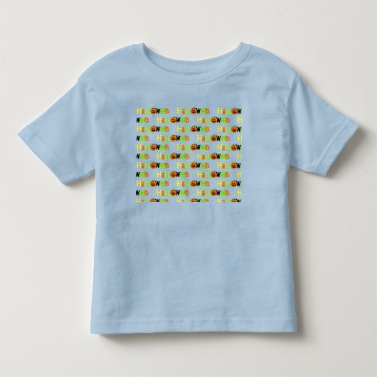 ハロウィーンの挨拶 トドラーTシャツ (正面)