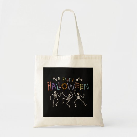 ハロウィーンの挨拶 トートバッグ (正面)