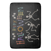 ハロウィーンの挨拶 バスマット (正面縦)