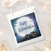 ハロウィーンの挨拶 フェイバーバッグ (クリップ留めされた状態)