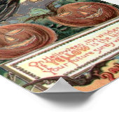 ハロウィーンの挨拶 ポスター (角)