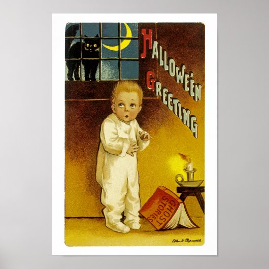 ハロウィーンの挨拶 ポスター (正面)