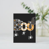 ハロウィーンの挨拶 ポストカード (スタンド正面)