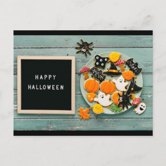 ハロウィーンの挨拶 ポストカード