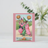 ハロウィーンの挨拶!ヴィンテージ ポストカード (スタンド正面)